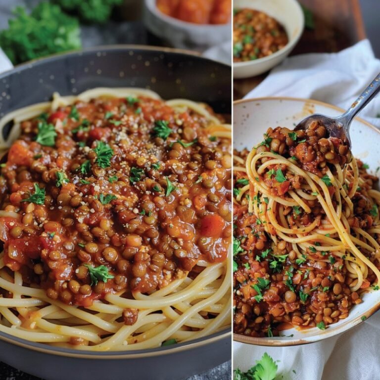 Vegan Lentil Bolognese