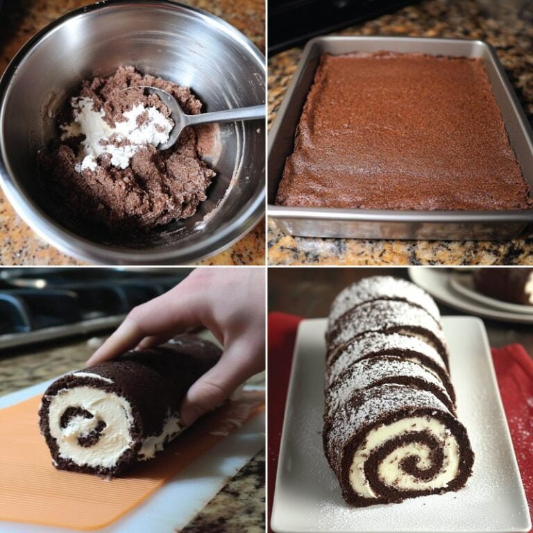 Keto Chocolate Roll Cake