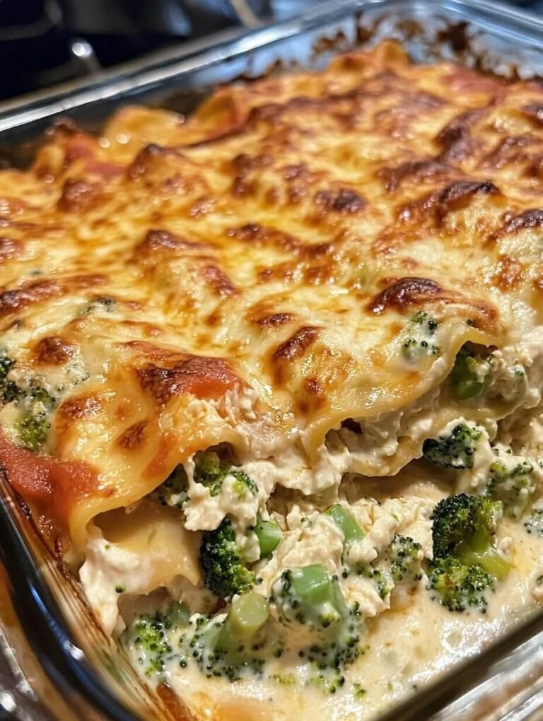 Keto Chicken And Broccoli Lasagna