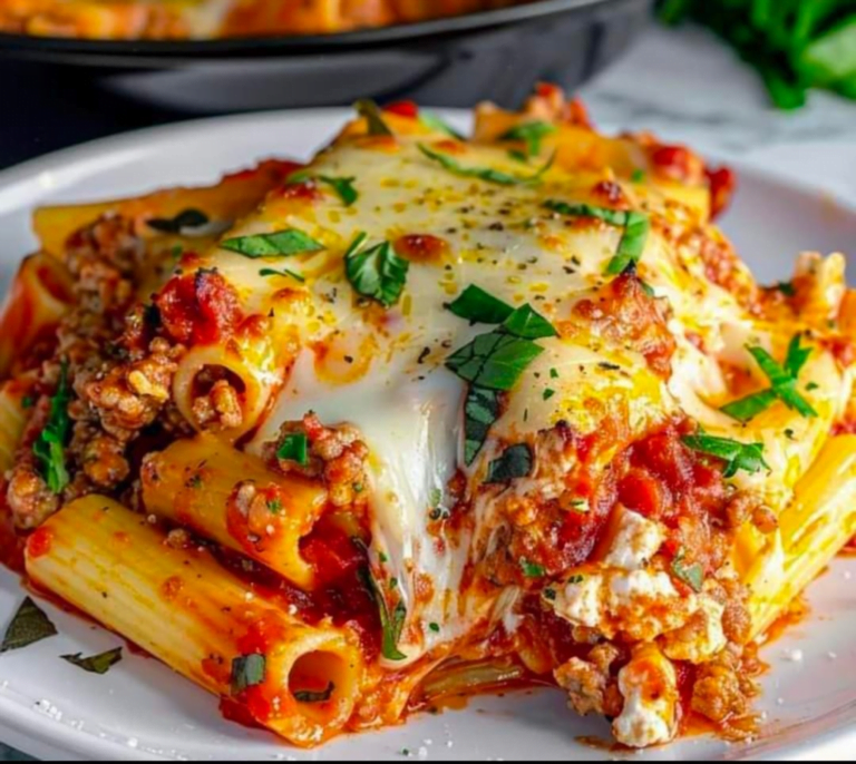 Keto Slow Cooker Baked Ziti 🍝