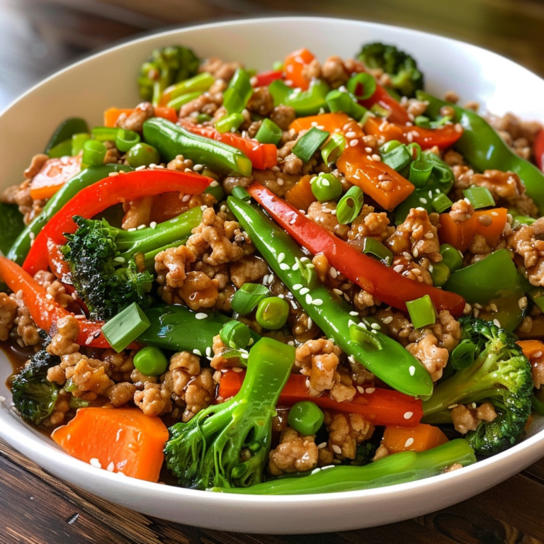 Weight Watchers Ground Chicken Stir Fry