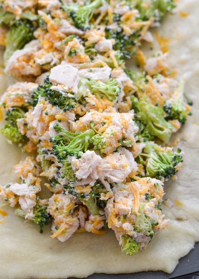 Keto Chicken Broccoli Cheddar Hot Pocket