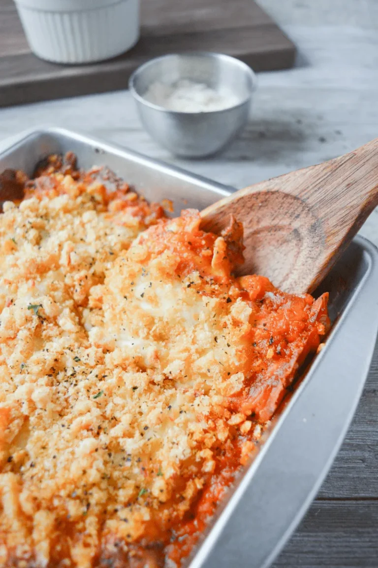Keto Chicken Parmesan Casserole
